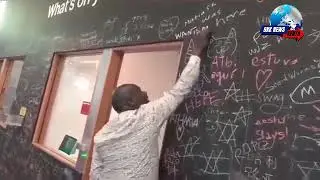 Watch Riggy G Inscribe 'WanTam' on Silicon Valley's Iconic Wall During His USA Tour!