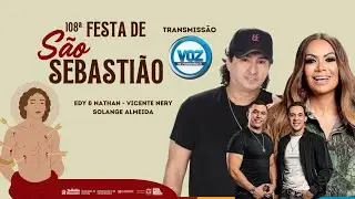 Vicente Nery, Solange Almeida e Edy Nathan na Festa de São Sebastião em Machados - 24-01-2026