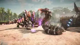 Horizon Forbidden West: Slitherfang (o) vs. Slaughterspine
