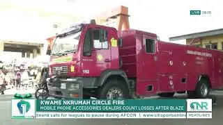 Kwame Nkrumah Circle Fire: Mobile Phone Accessories Dealers Count Heavy Losses