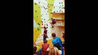 Bmc youth climbing series 1st round Nottingham Climbing centre