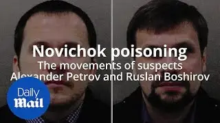 Salisbury poisoning: The movements of the prime suspects