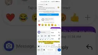 How to delete messages on instagram from both sides? #howto #instagram #tips #tricks #android