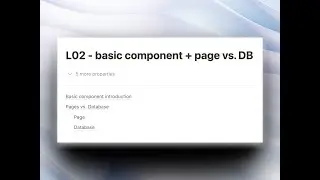 [Notion Basic] 基礎系列 02 - 基本工作區介紹 + Pages vs. Database