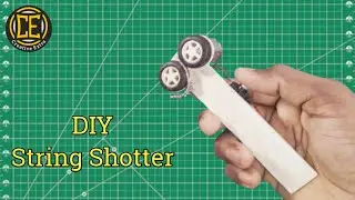 How to make a DIY String Shooter at home || Homemade String Shooter || Zip String || Creative Extra