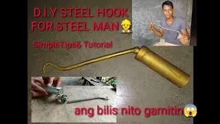 EP4-HOW TO MAKE D.I.Y AUTOMATIC STEEL HOOK for steel man👷