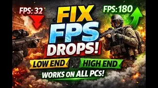 FIX FPS DROPS & STUTTER IN ALL GAMES (2026) | LOW END & HIGH END PCs