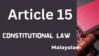 Article 15 in Malayalam/ Discrimination/ Prohibition/ Indian Constitution/ Dr.K.K.Sunitha