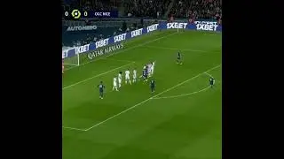 Messi free kick vs Ogc nice