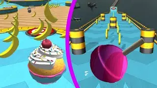 Banana Frenzy 🧁🧁 Super Bonus level 🍭🍭 Portal Run GOING BALLS Pro gameplay