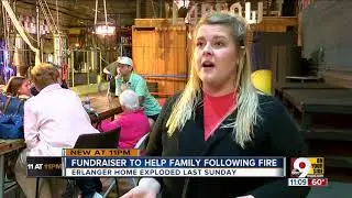 Friends raise funds for family left homeless by explosion