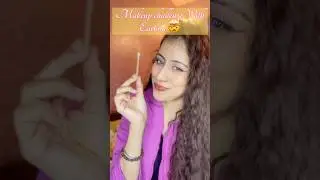 Makeup challenge🤯 🚫 no brushes #shorts #trending #youtubeshorts #makeuptricks #eyemakeup