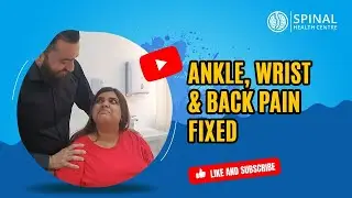DUBAI CHIROPRACTOR DR. SHARIK ALI FIXES ANKLE, WRIST & BACK PAIN