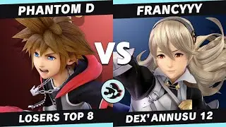 Dex'Annusu 12 | Losers Top 8 | 怪盗Ｄ/Phantom D (Sora, Hero) vs Francyyy (Corrin)