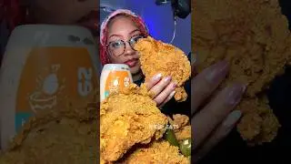 Popeyes Fried Chicken Mukbang #mukbang