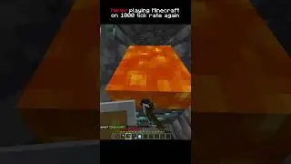 Never play Minecraft on 1000￼ tick rate again 😭🥀