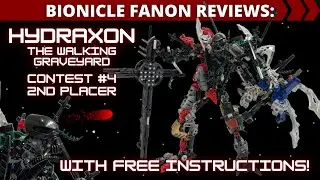 SPOOKY BIONICLE SEASON: Hydraxon the Walking Graveyard Contest Winner FANON Review!
