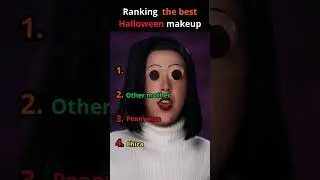 Ranking das melhores maquiagens de Halloween   #foryou #viral  #ranking #makeup #entertainment