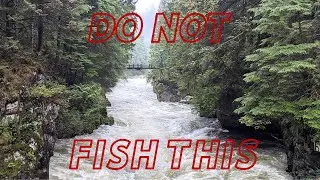 FISHING THIS CANYON RIVER CAN BE DEADLY [Cleveland Dam Release on the Capilano River, Sept. 30 2021]