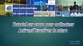 tutoriel zoom ordinateur 03 Activer micro