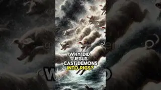 Why did Jesus cast demons into pigs? #gospel #biblestudy #shorts