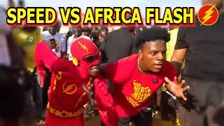 Ishowspeed соревнуется с Africa Flash в Анголе | Скорость творит чудеса в Африке 🌍 #ishowspeed