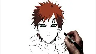 How to Draw Gaara | Step by Step I Naruto