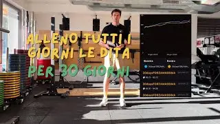 ALLENO LE DITA TUTTI I GIORNI PER 30 GIORNI (+25% di forza)