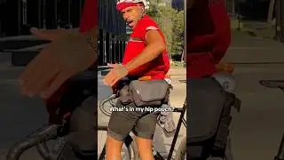 Why cyclists wear hip pouch&rsquo;s? 🧐#cycling