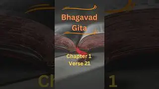 Arjuna&rsquo;s Request to Krishna &ndash; Place Me Between the Armies | Gita 1.21 #shorts #krishna