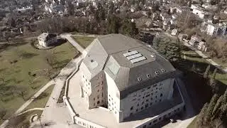 Flug &uuml;ber das Goetheanum