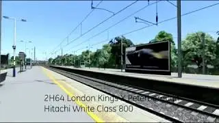 Train simulator 2017 trainspotting at Stevenage.