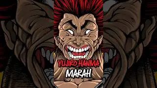 Yujiro hanma dibuat marah sama motobe #baki #manga #yujirohanma