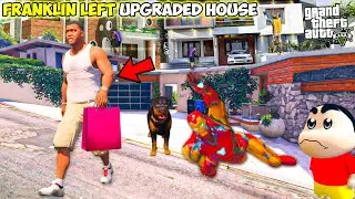 Franklin Left Shinchan & Pinchan For House Upgrade in GTA 5! (GTA 5 mods)
