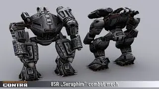 Contra Mod / USA Robot General/ Terminator Time