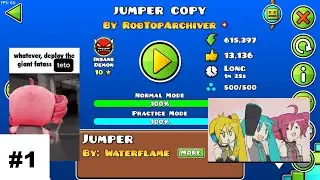 [12 Lemons of Teto #1] jumper copy by RobTopArchiver - Geometry Dash | Henry03