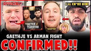 Justin Gaethje vs Arman Tsarukyan for INTERIM TITLE CONFIRMED! | Khamzat CALLS OUT Alex Pereira!