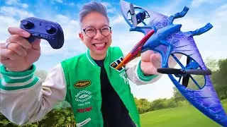 REMOTE CONTROL BURUNG DINOSAURUS PTEROSAUR!!