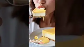 Creamy Cheesecake Bite 🧁 l No Talking ASMR