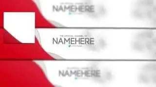 Photoshop Template: 2D Abstract Banner + Logo (Channel Revamp)