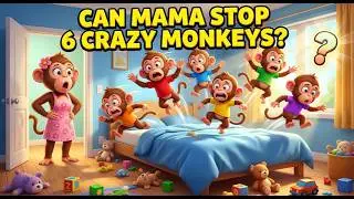 Six Little Monkeys Jumping on the Bed  NEW Fun Nursery Rhyme & Kids Song 2026!