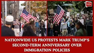 Nationwide US Protests Mark Trump&rsquo;s Second-Term Anniversary Over Immigration Policies| India Abroad