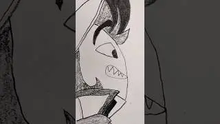 Drawing Lucifer Morningstar✨Hazbin Hotel |#art #hazbinhotel#lucifermorningstar#shorts
