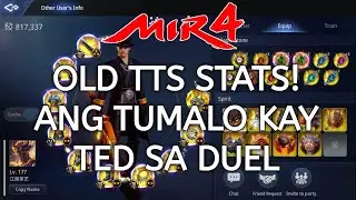 SOLID NAMAN PALA! OLD TTS STATS AND BUILD TOP 2 IN MIR4 GLOBAL