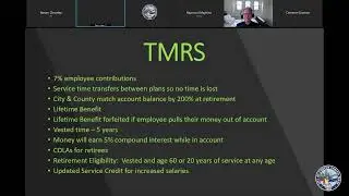 TMRS & TCDRS Retirement Systems Presentation