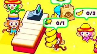 Monkey Mart Game Play  🐵Monkey  Mart Poki games🐒  Mart 2