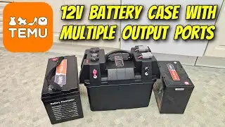 TEMU Portable 12V Battery Box with USB Outputs &ndash; Fishing Camping Use? REVIEW Model PB002A