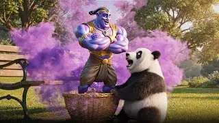 The Panda and the Magic Genie 🐼✨ | Fun Cartoon Story for Kids