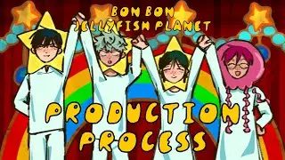 PRODUCTION PROCESS SPEEDPAINT + some commentary (BON BON JELLYFISH PLANET)