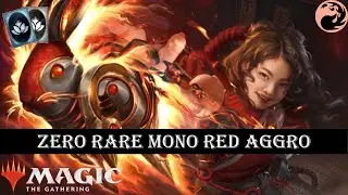 ZERO RARE MONO RED AGGRO | Neon Dynasty Standard | MTG Arena Budget Deck | F2P